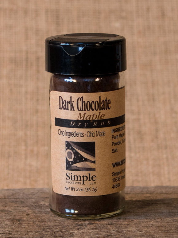 Dark Chocolate Maple Dry Rub